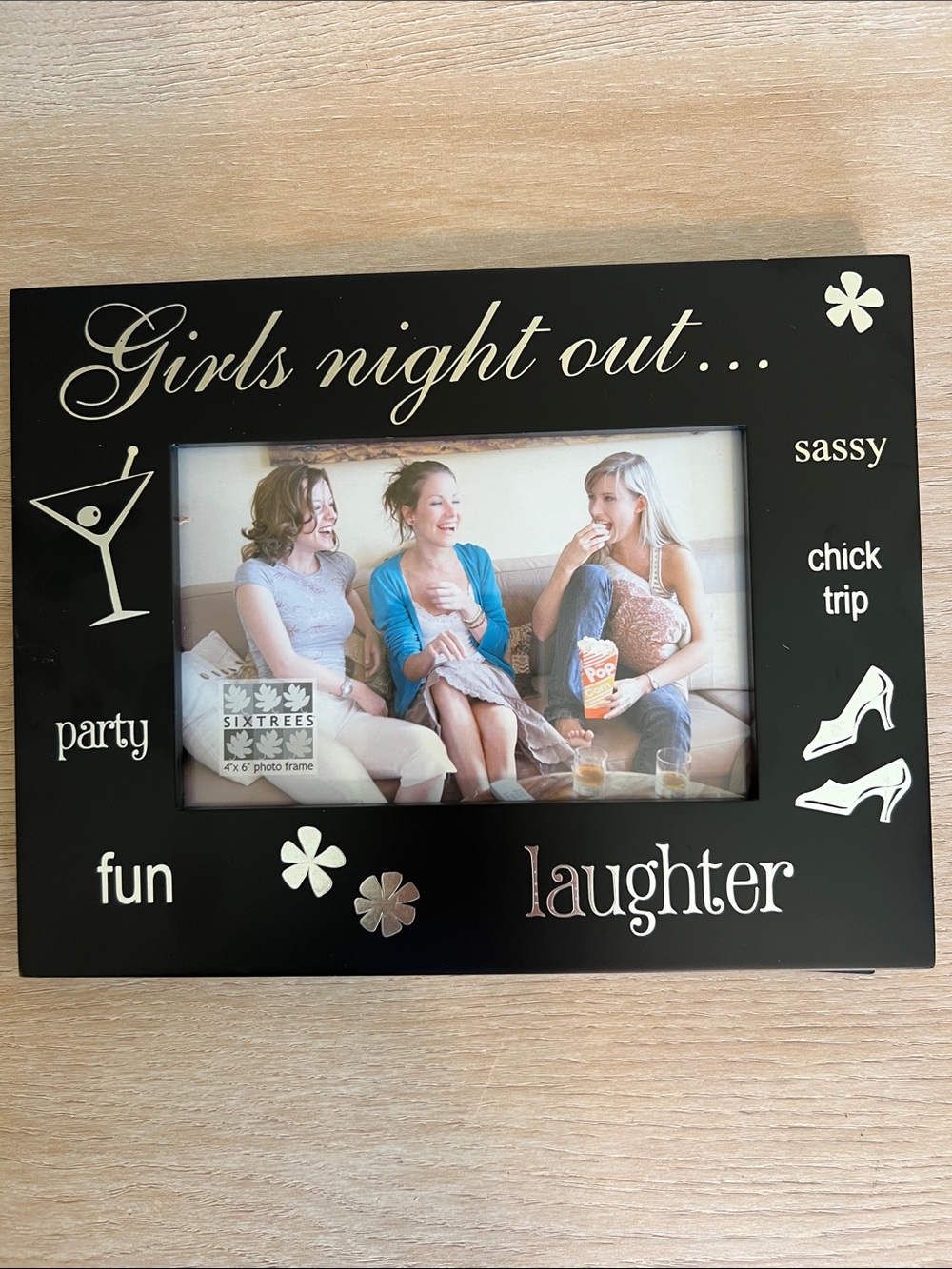 Girls Night Out Black Picture Frame by Six Trees